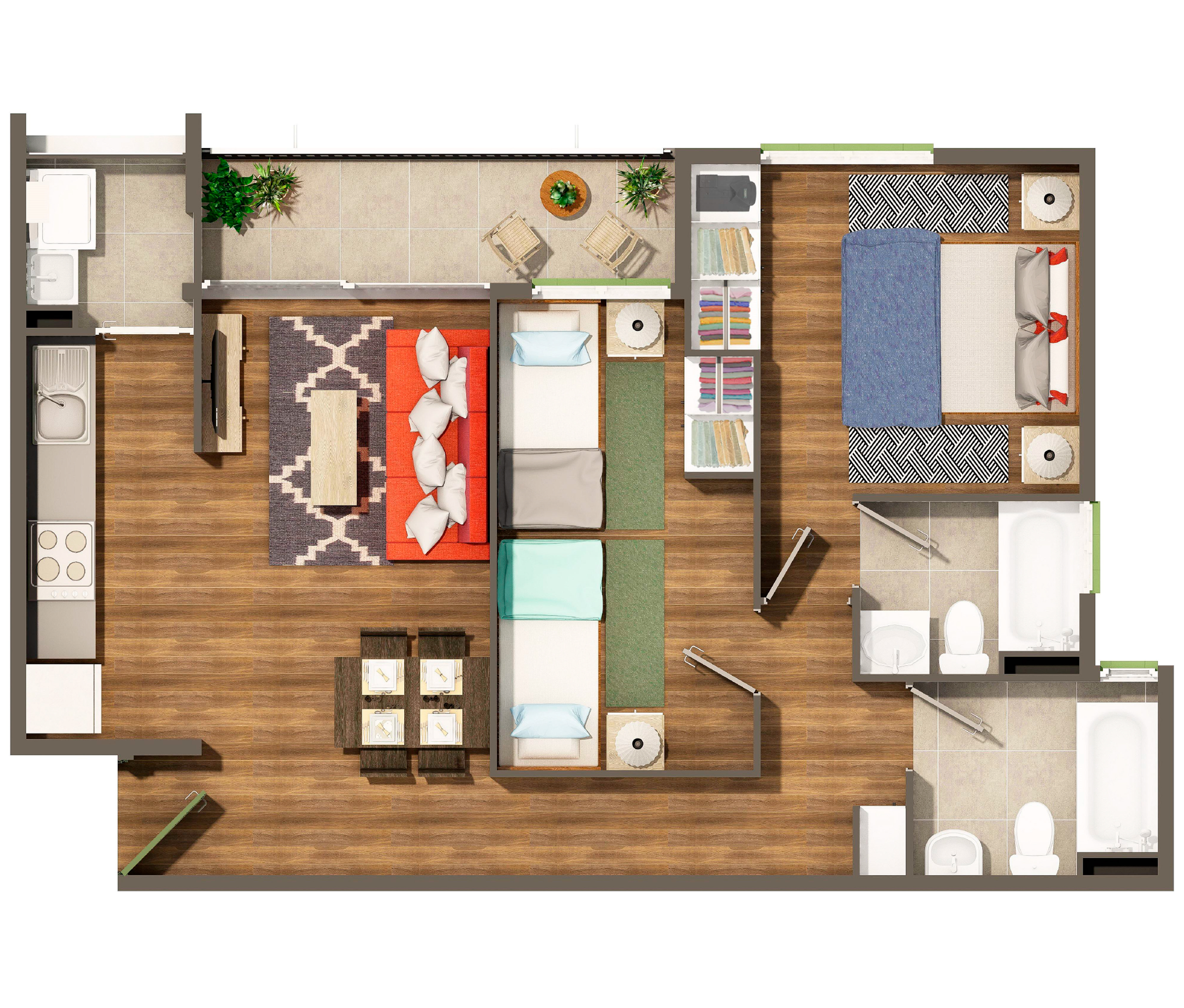 Departamento Tipo Boldo