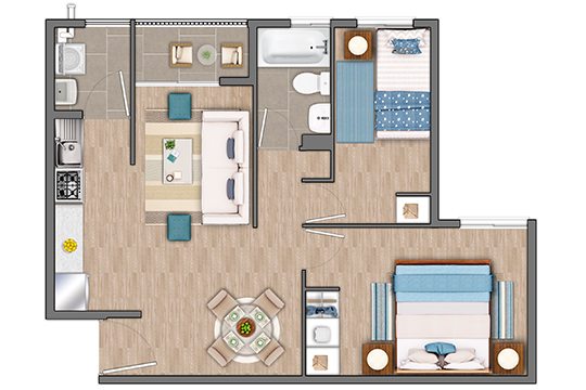 Departamento Tipo A2