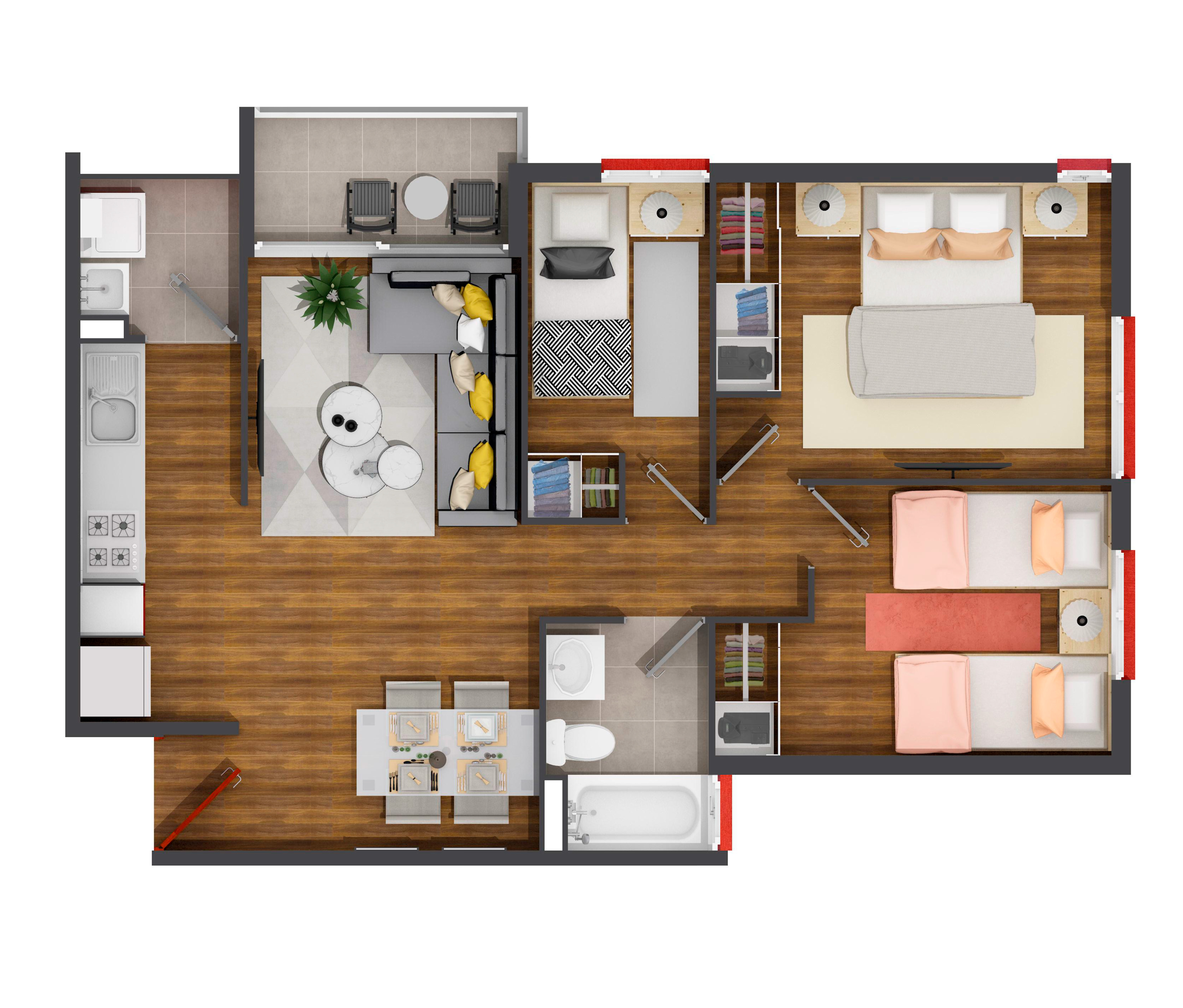 Departamento Merlot (3-A)